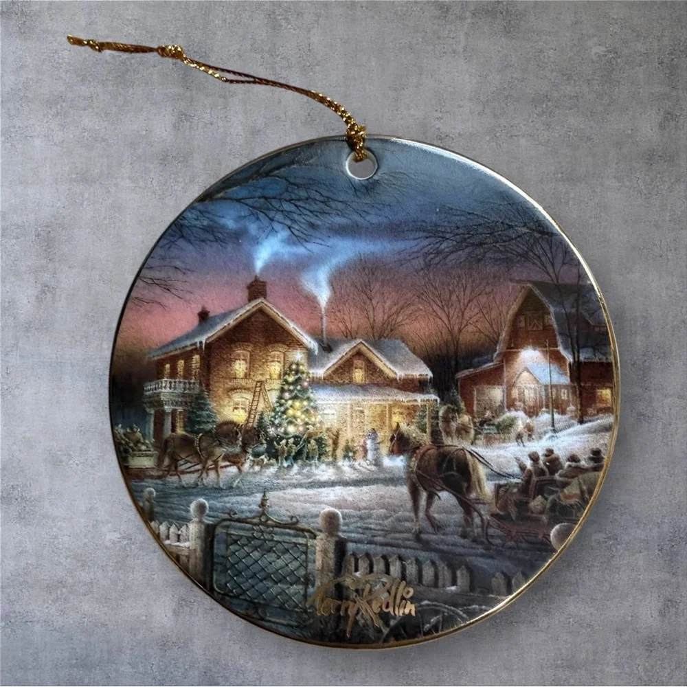 Set of 5 Terry Redlin Ornaments